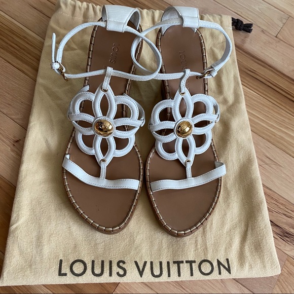 Louis Vuitton wedge sandals - Picture 1 of 8